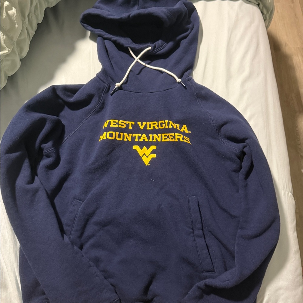 Nike Blue and Yellow West Virginia Hoodie